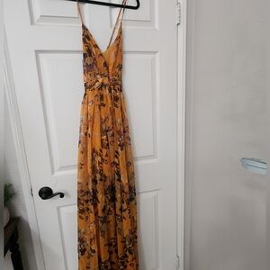 Windsor size small floral maxi dress